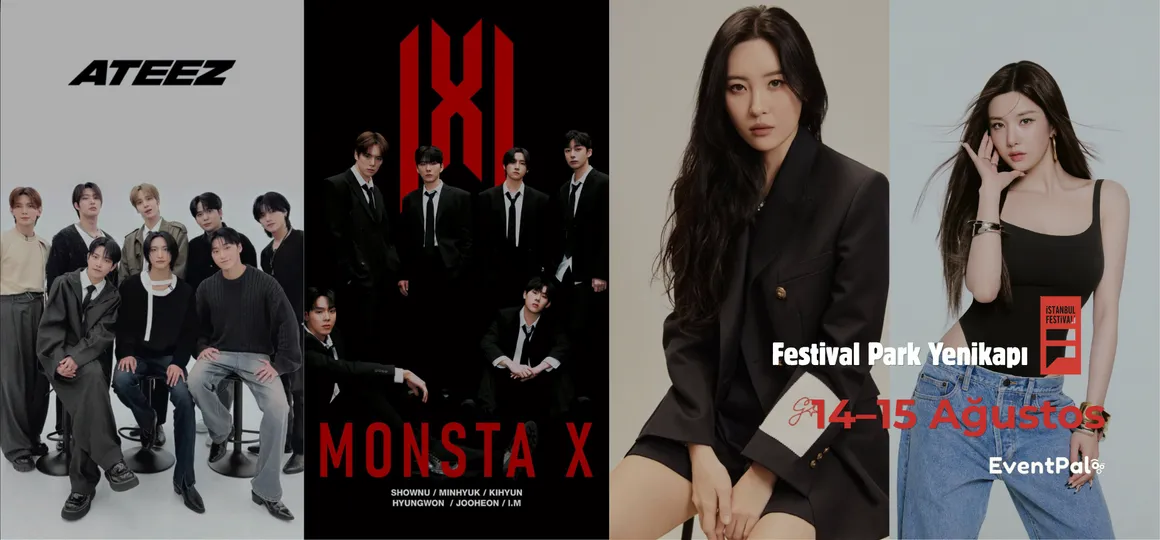 İstanbul K-Pop Festivali 2026: ATEEZ, MONSTA X, SUNMI ve KWON EUNBI Biletleri haberi