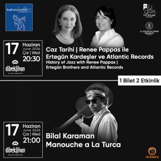 1 Bilet 2 Etkinlik: Bilal Karaman Konseri & Caz Tarihi Söyleşisi