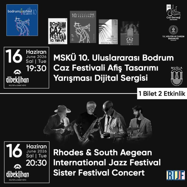 1 Bilet 2 Etkinlik: Rhodes Jazz & Dijital Sergi card