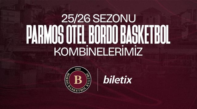 Parmos Otel Bordo Basketbol 2025 - 2026 Sezon Kombine card