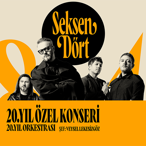 Seksendört 20. Yıl Özel Konseri card