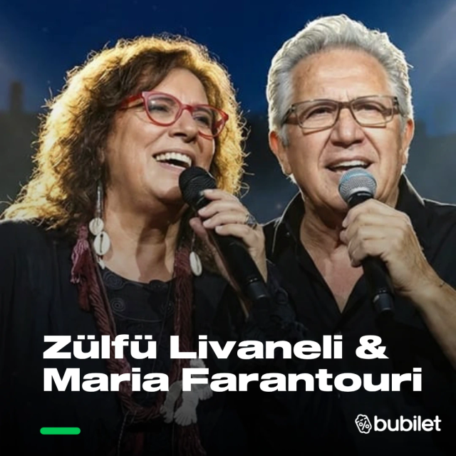 Zülfü Livaneli & Maria Farantouri card