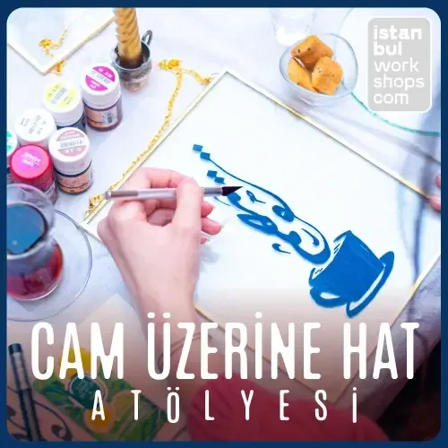 Pirinç Çerçeveli Cam Üzerine Hat/Kaligrafi Sanatı Atölyesi card