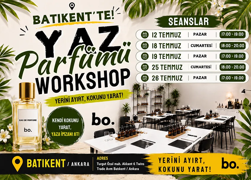 Yaz Parfümü Workshop card