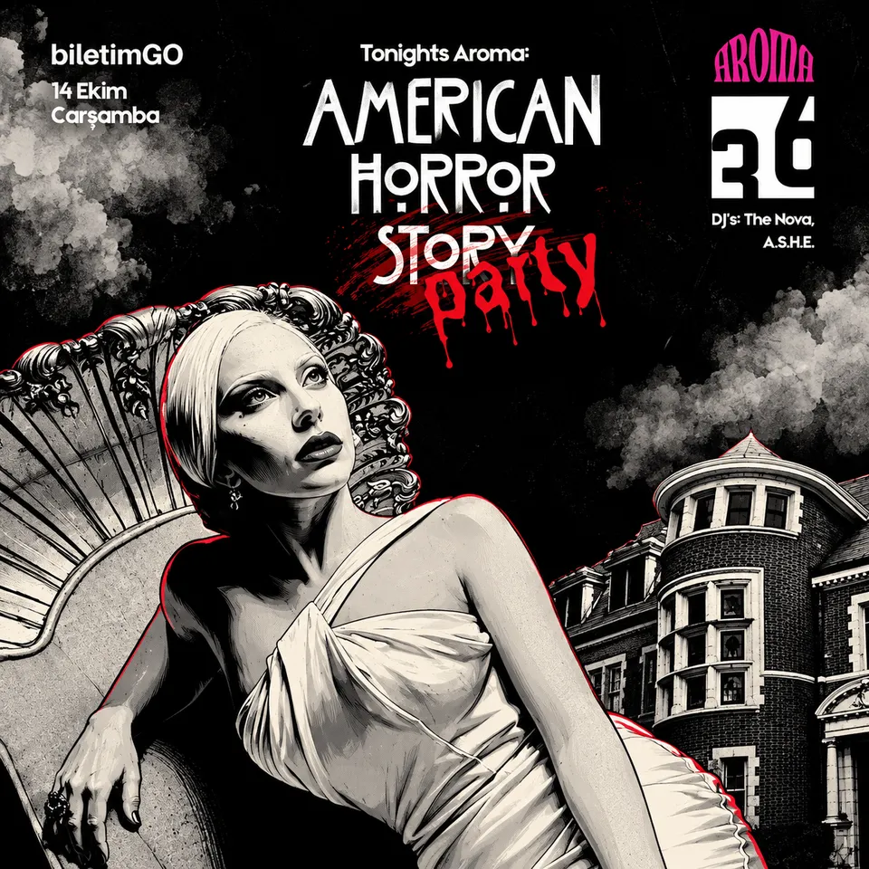 American Horror Party card