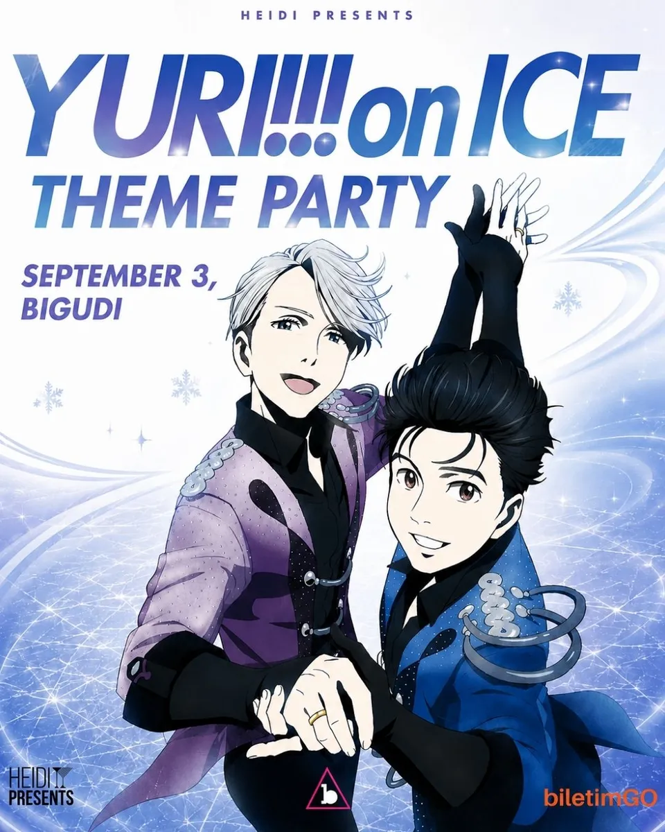 YURI!!! ON ICE THEME PARTY card