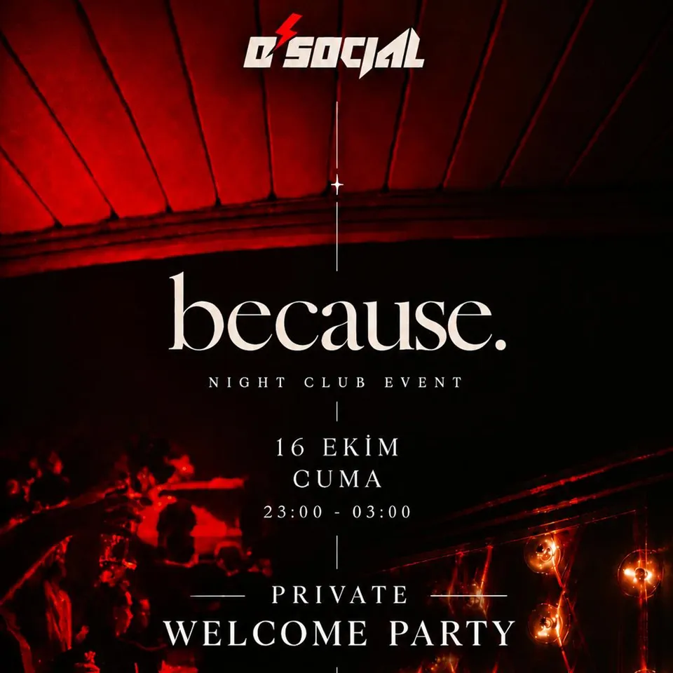 O'Social Private Welcome Party card