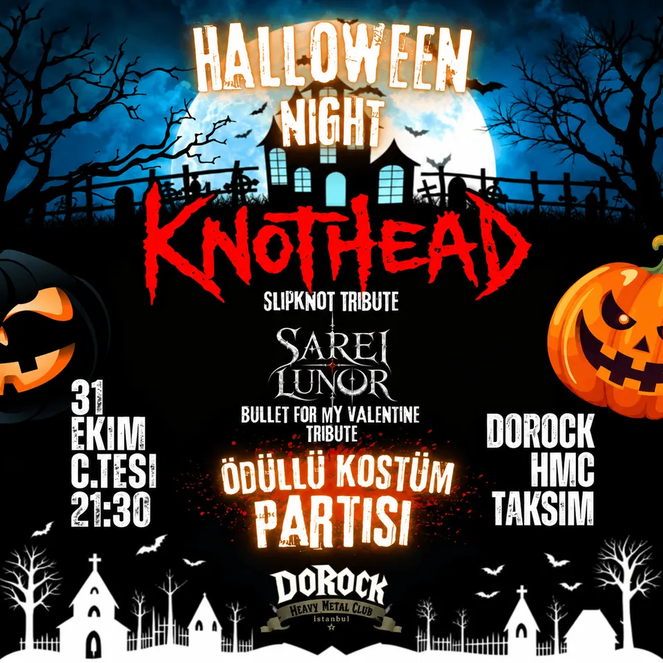 Halloween Night - KNOTHEAD ''Slipknot Tribute'' SAREI LUNOR '' BFMV Tribute'' card