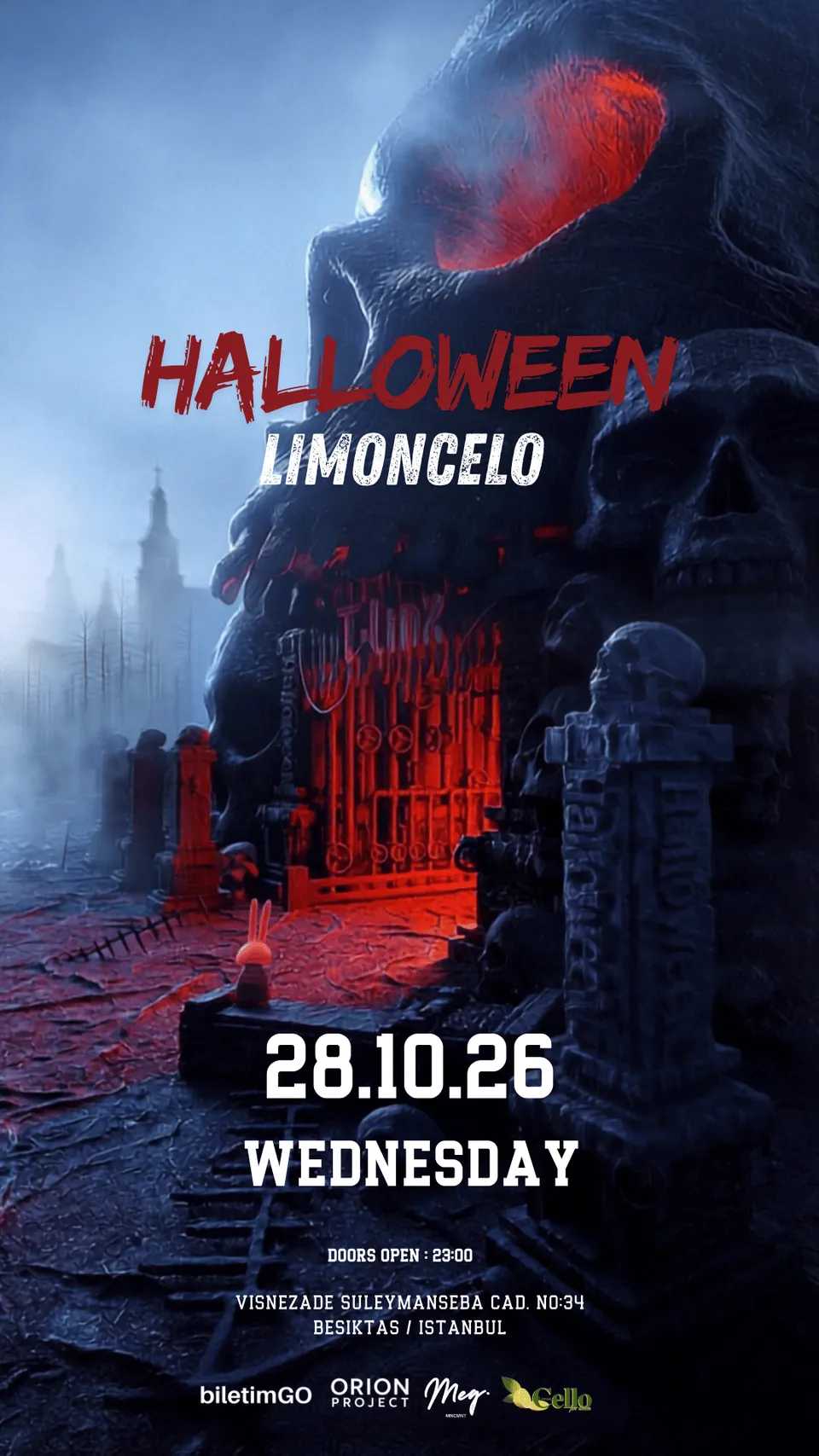 HALLOWEEN LIMONCELLO card