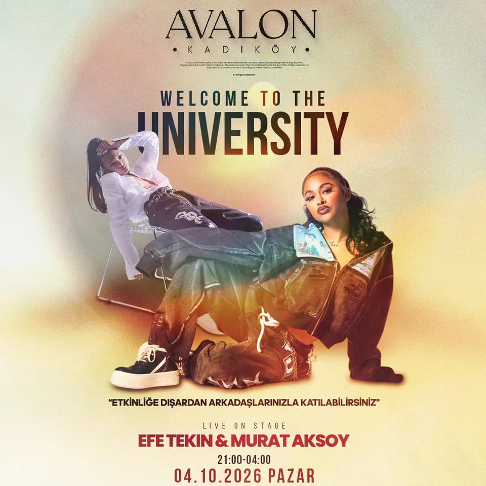 UNIVERSITY WELCOME PARTY card