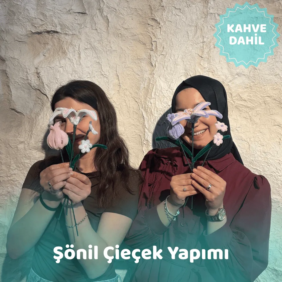Şönil Çiçek Yapımı card
