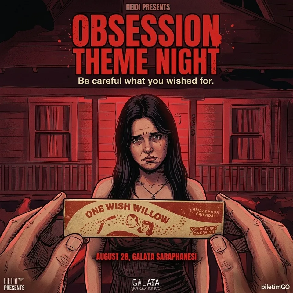 OBSESSION THEME NIGHT card