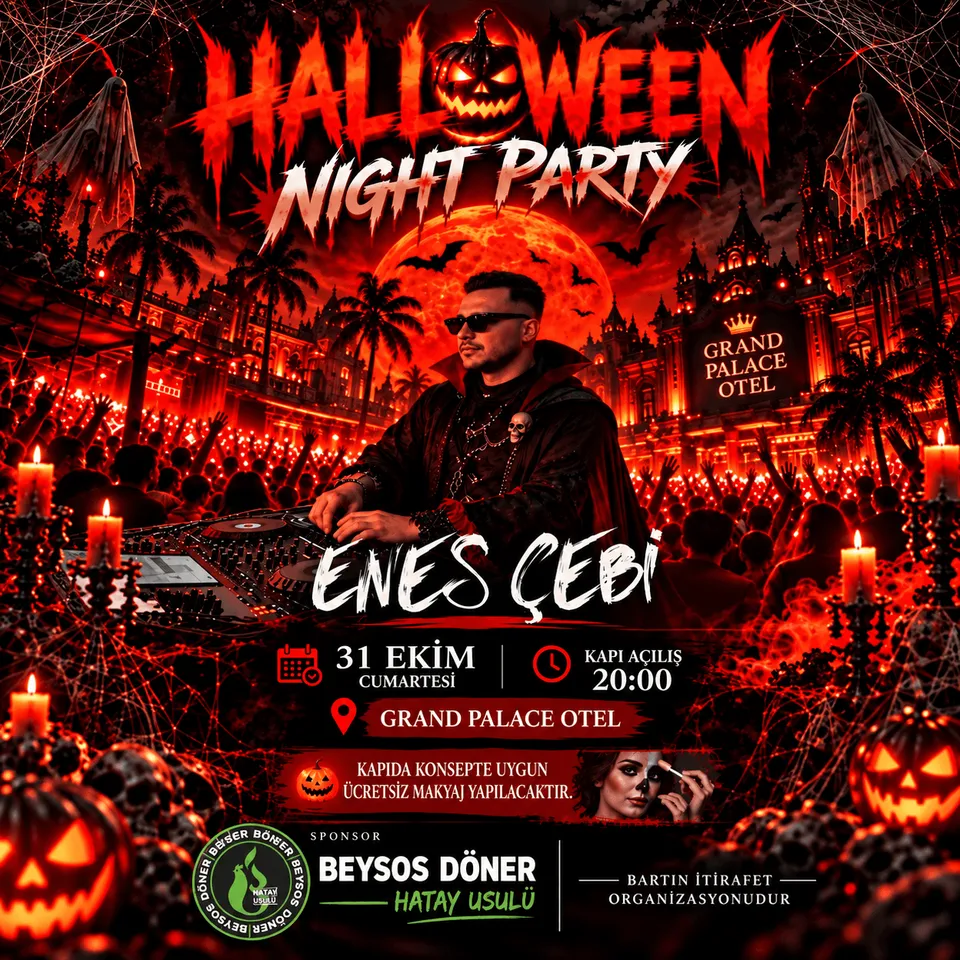 HALLOWEEN NIGHT PARTY card