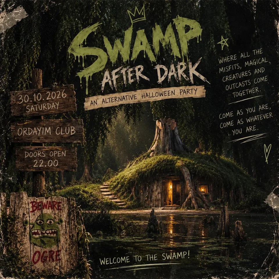 SWAMP AFTER DARK card
