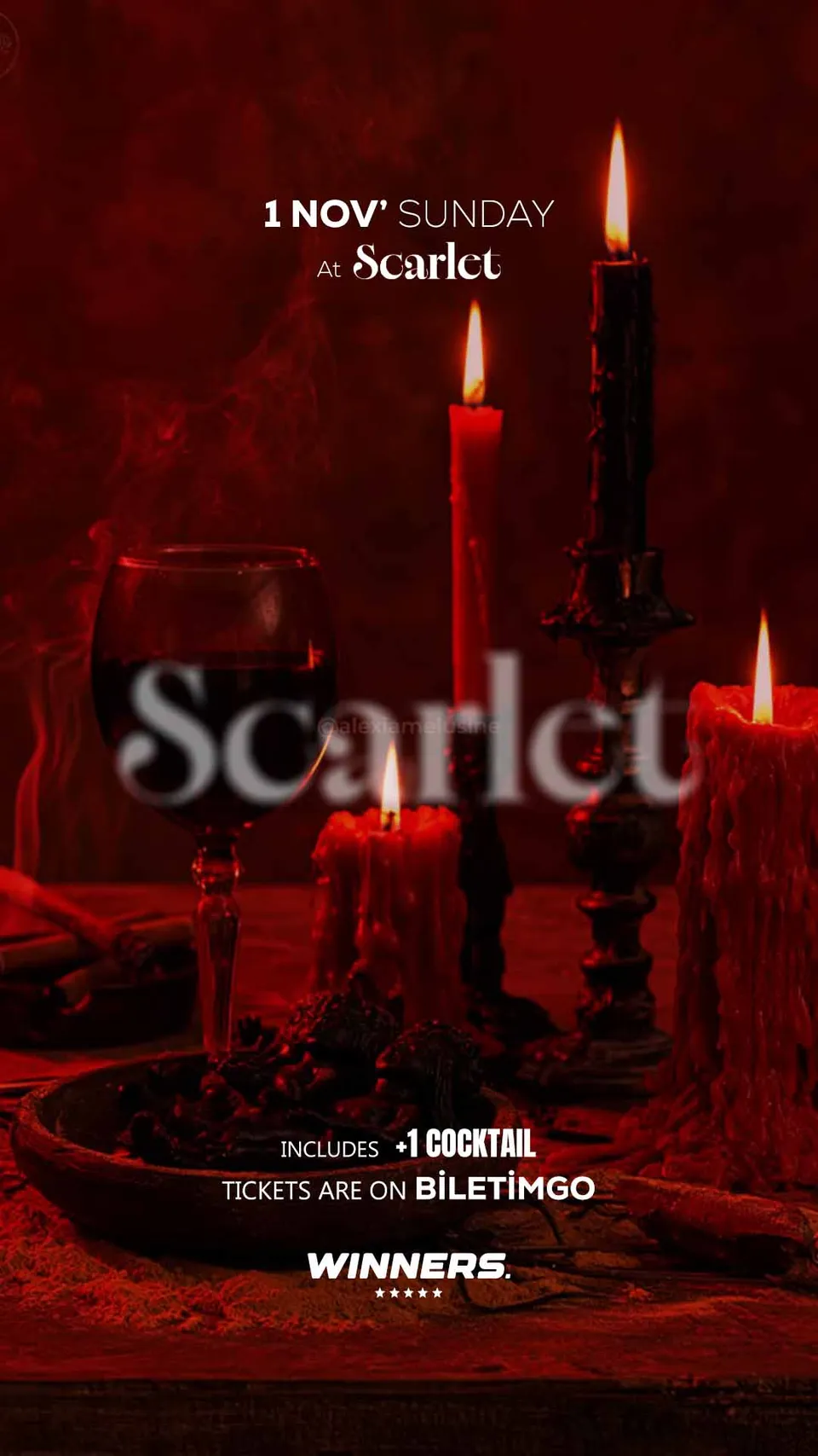 Sunday Party at SCARLET card