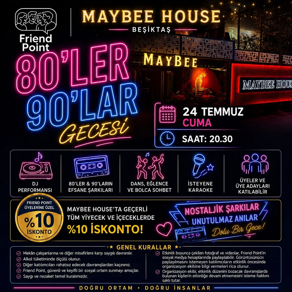 80'ler & 90'lar Gecesi card