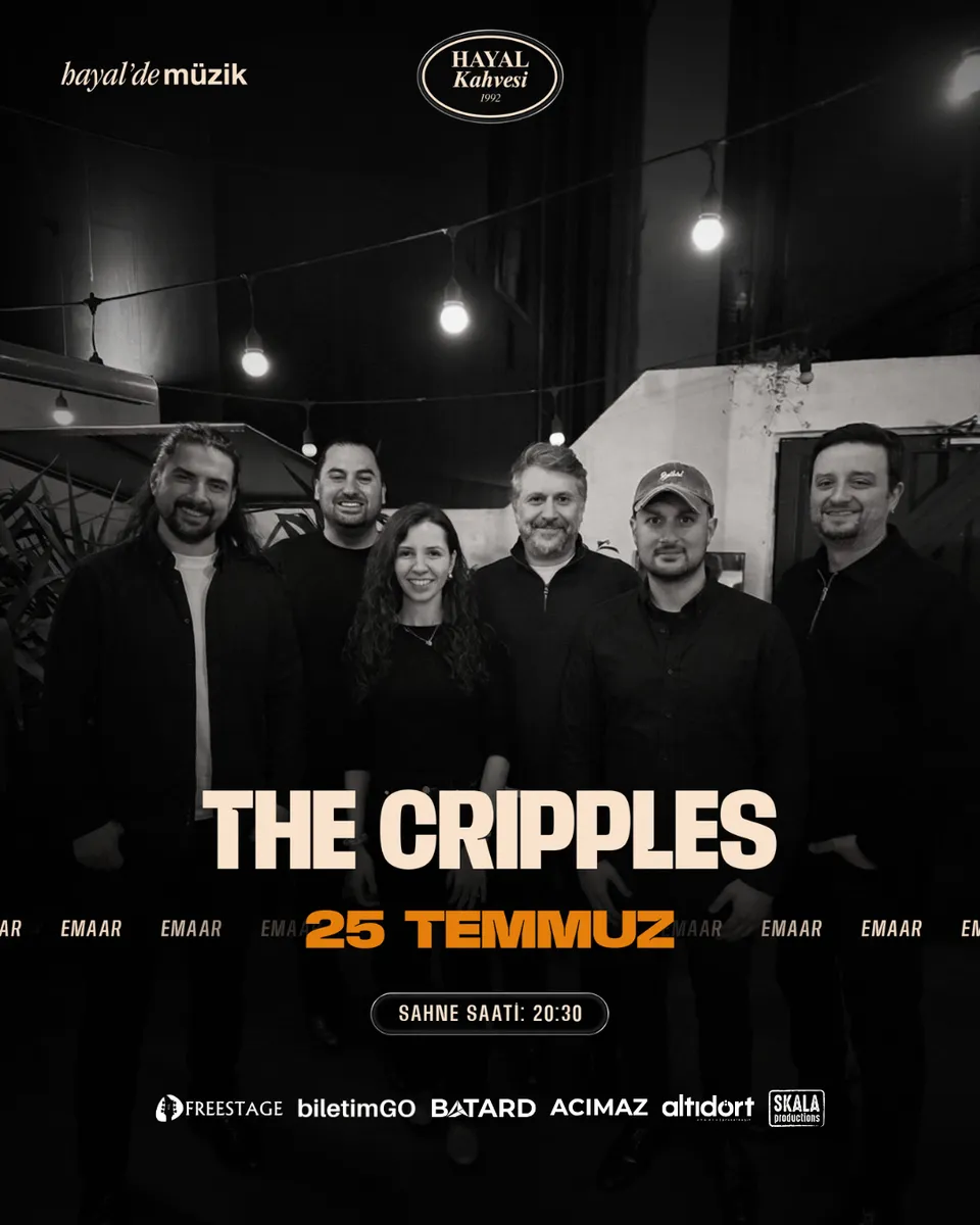 THE CRIPPLES KONSERİ card