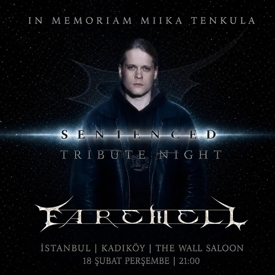Sentenced Tribute Night by Farewell - In Memoriam Miika Tenkula card