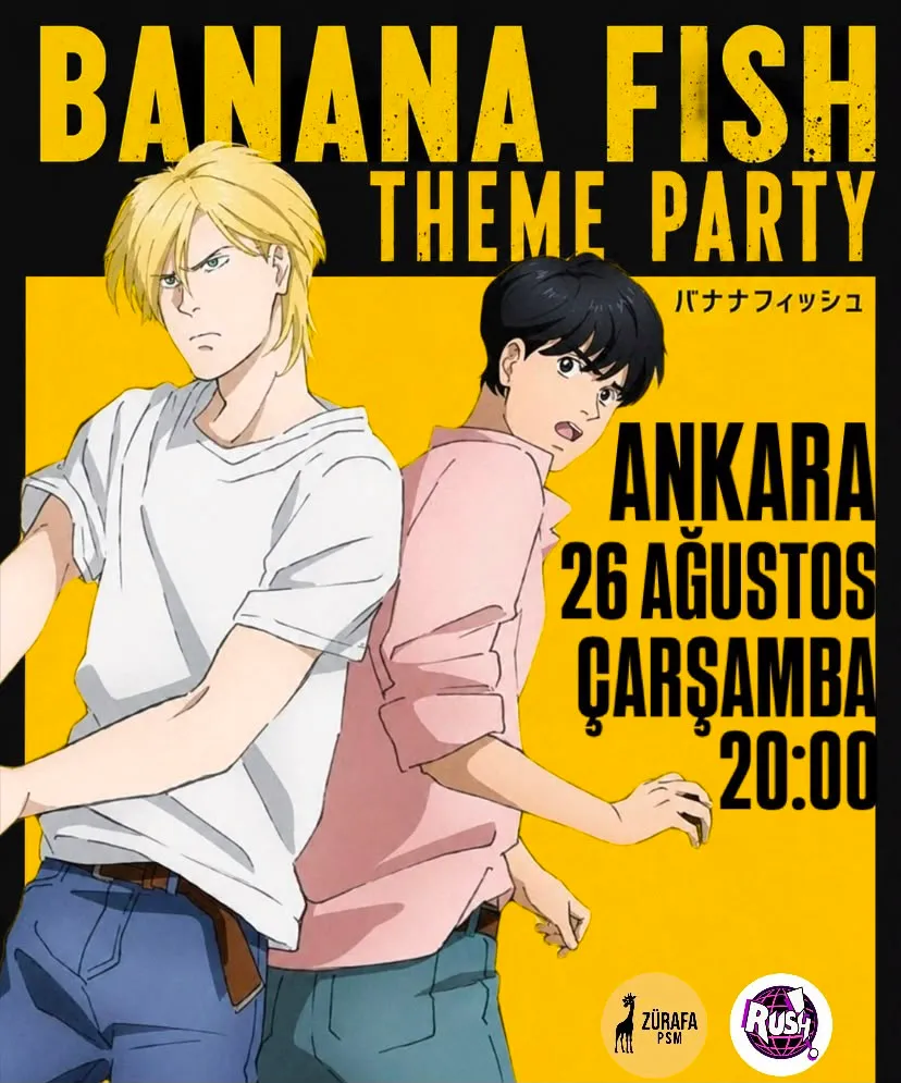 BANANA FISH THEME PARTY ANKARA card