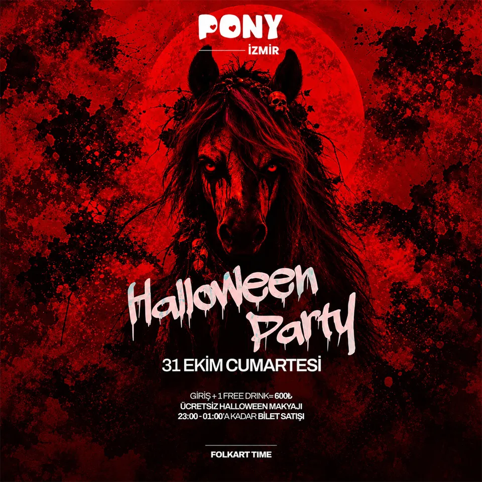 Halloween Party - Pony İzmir card