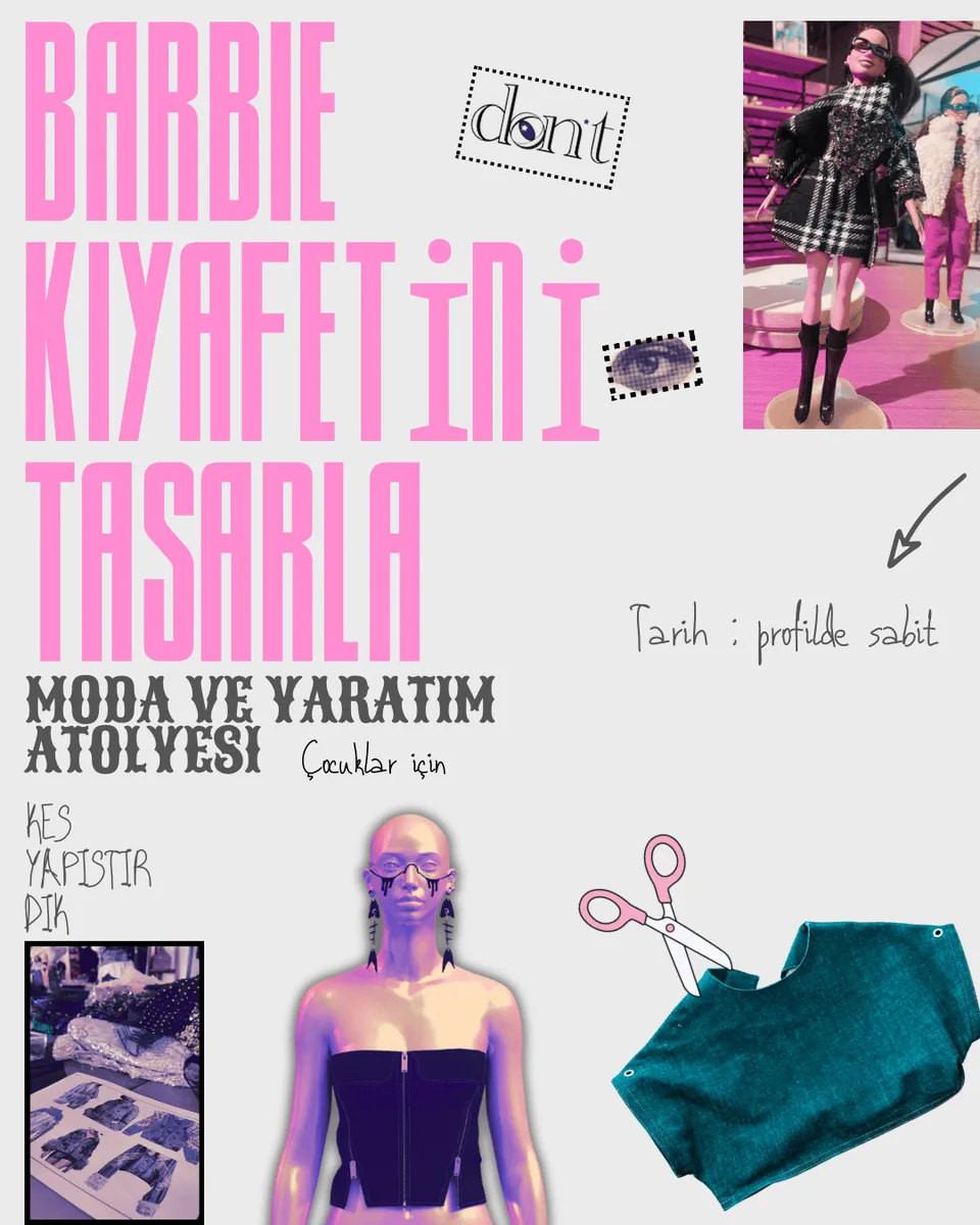Barbie Kıyafetini Tasarla Atölyesi (Çocuklar için) card