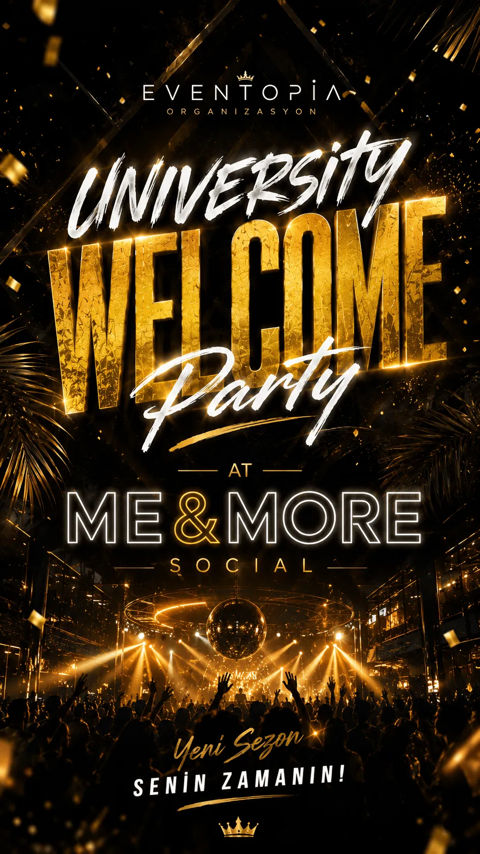 Eventopia University Welcome Party - Me More Social card