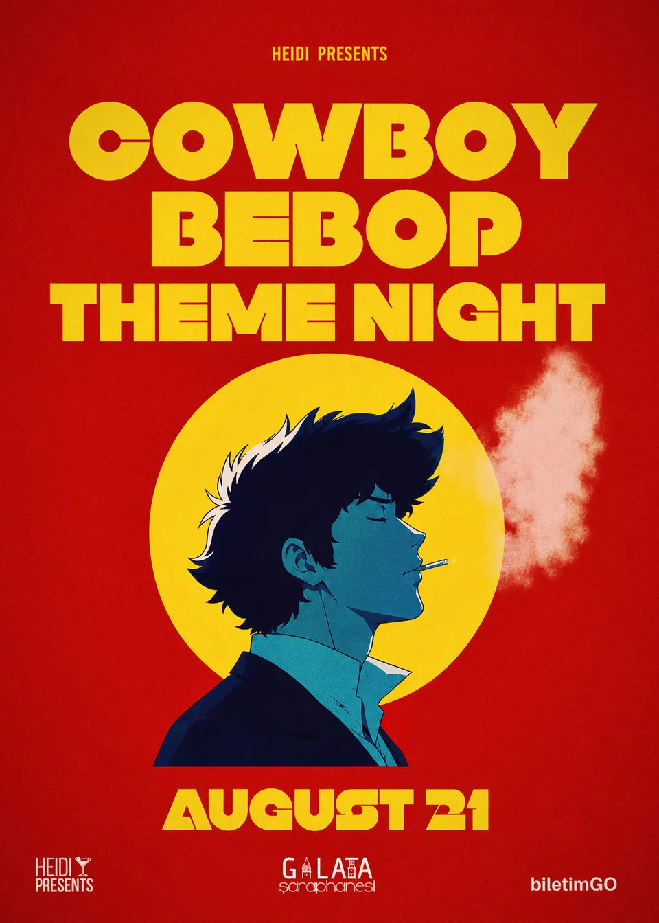 COWBOY BEBOP THEME NIGHT card