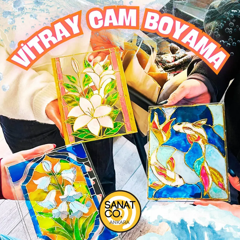 VİTRAY CAM BOYAMA - ANKARA WORKSHOP küçük resim