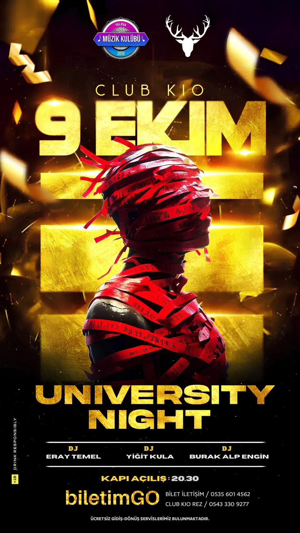 UNIVERSITY NIGHT card