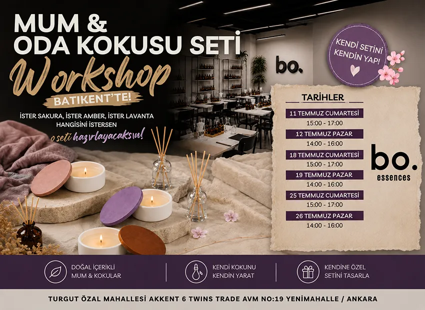 Mum & Oda Kokusu Seti Workshop card