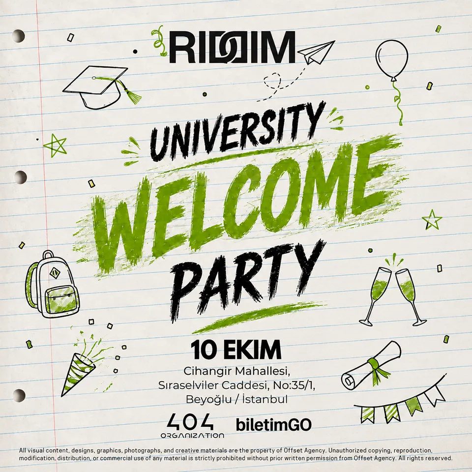 Welcome Party card
