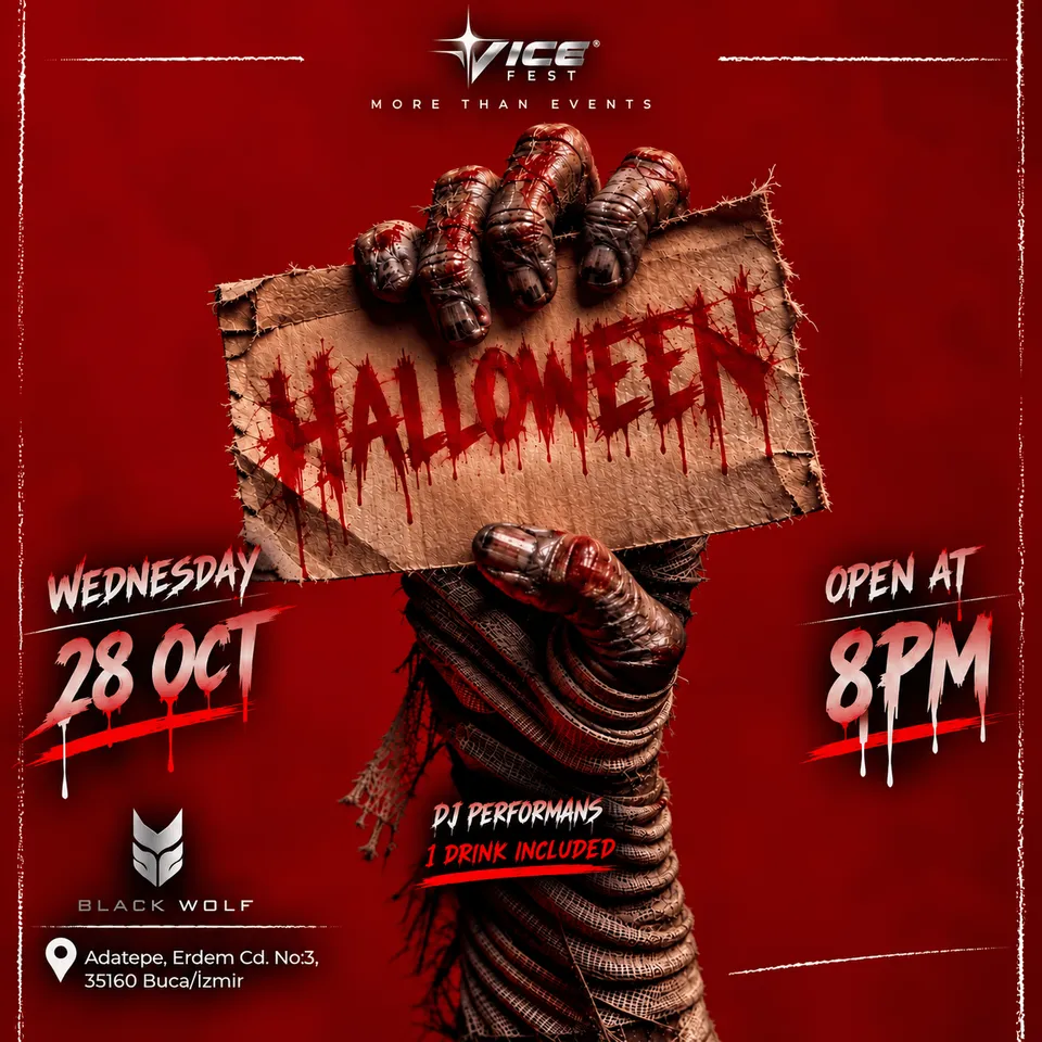 HALLOWEEN NIGHT PARTY card