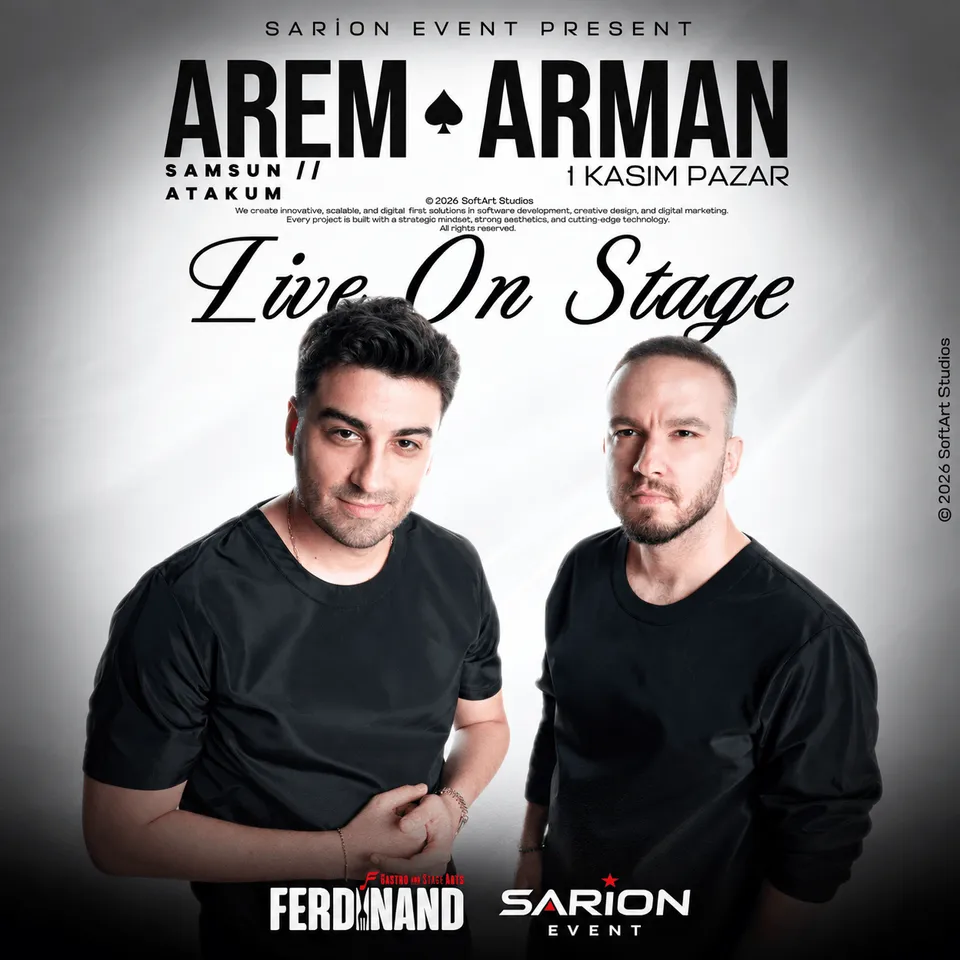 AREM & ARMAN Halloween Party card