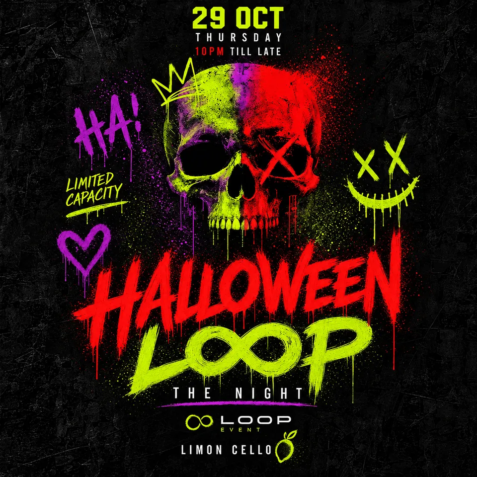 The Halloween Loop card