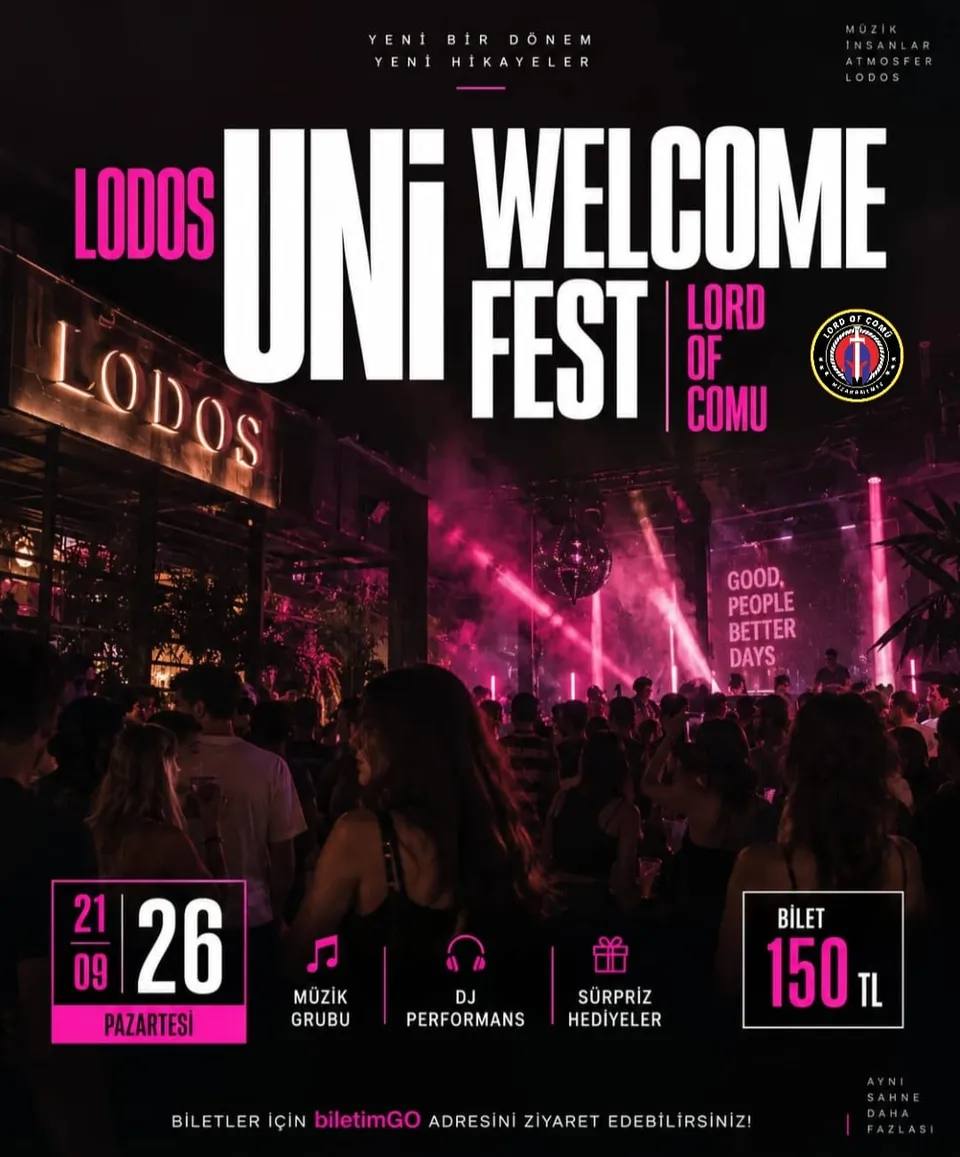 UNI WELCOME FEST card