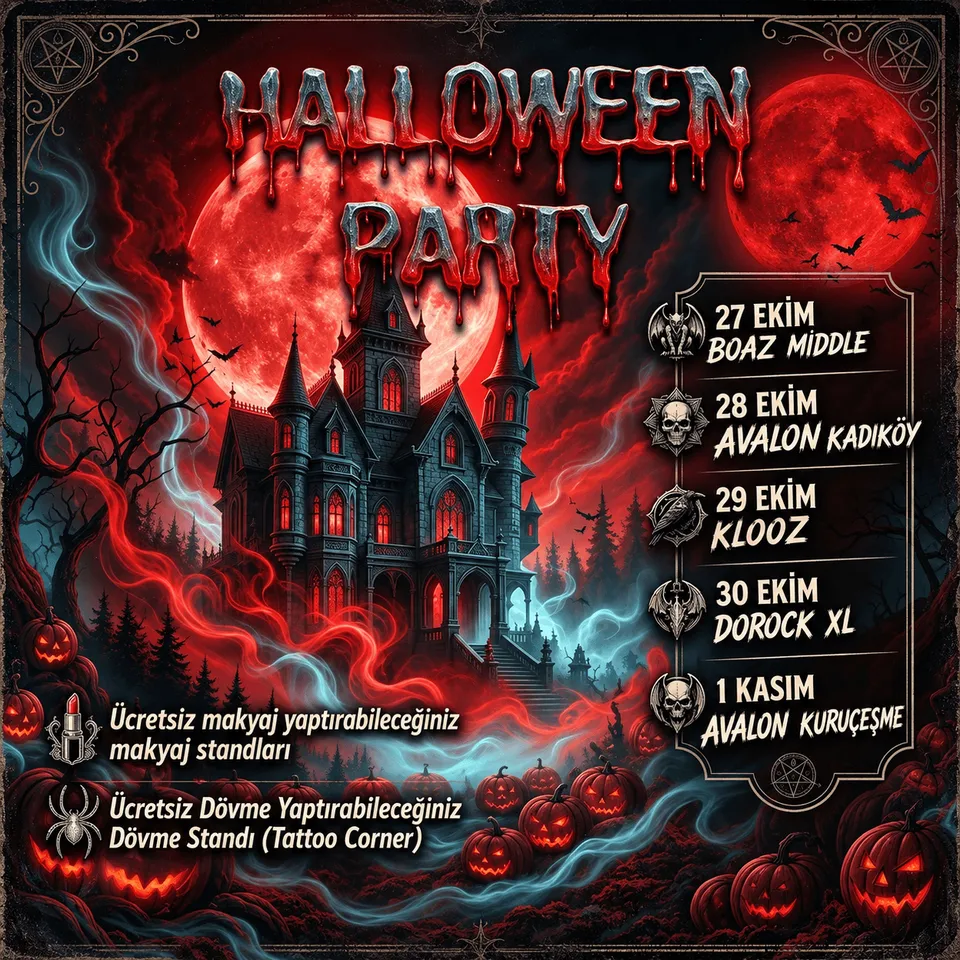 HALLOWEEN PARTY card