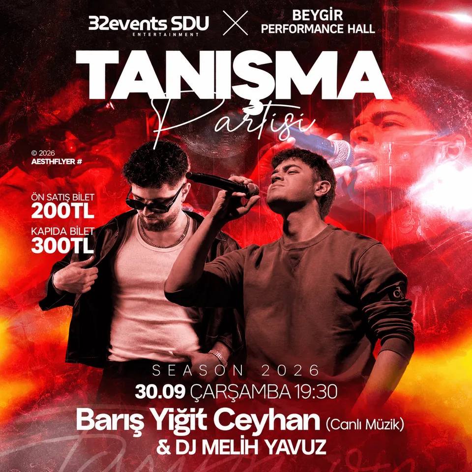 2026 TANIŞMA PARTİSİ card