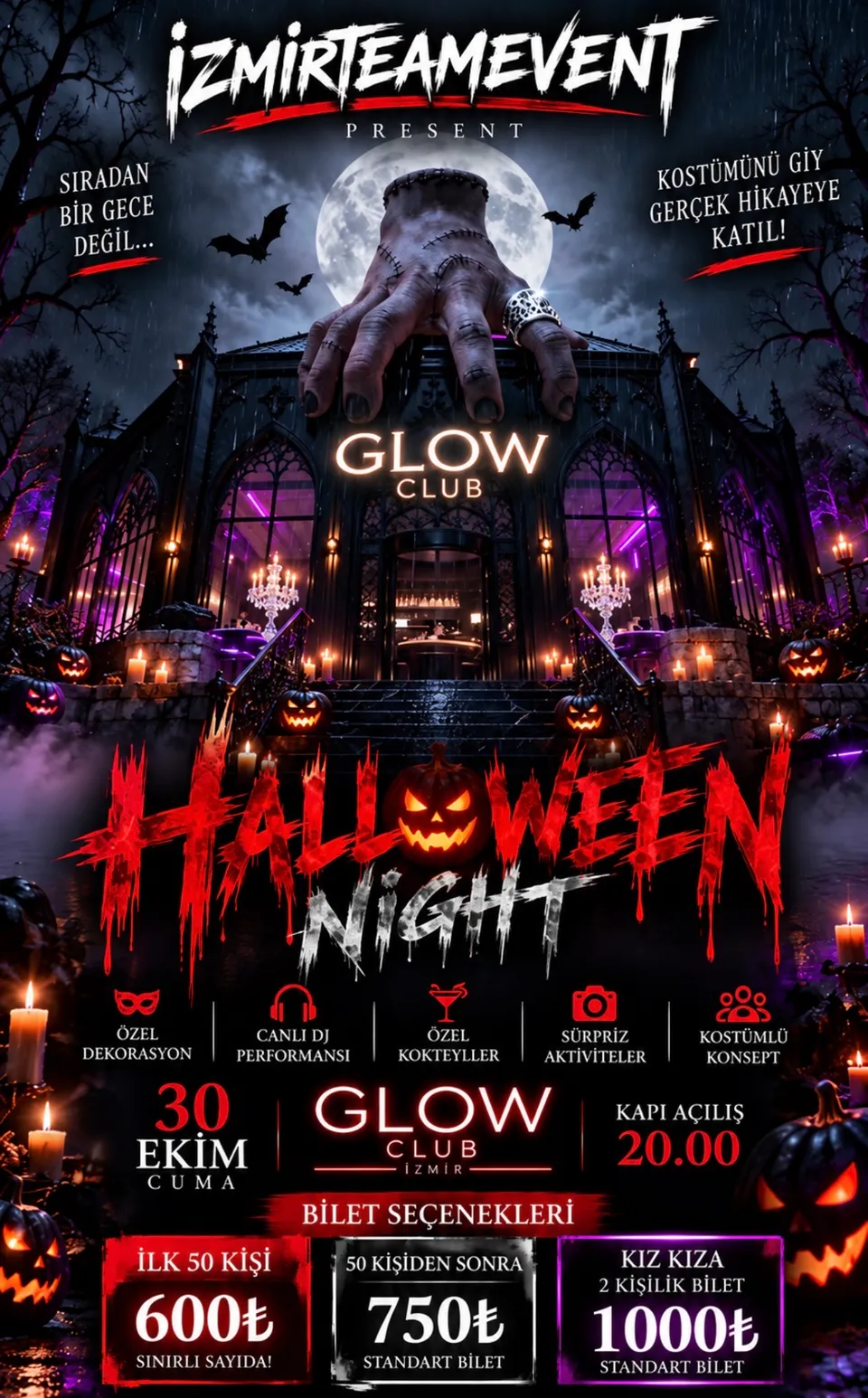 HALLOWEEN NIGHT card