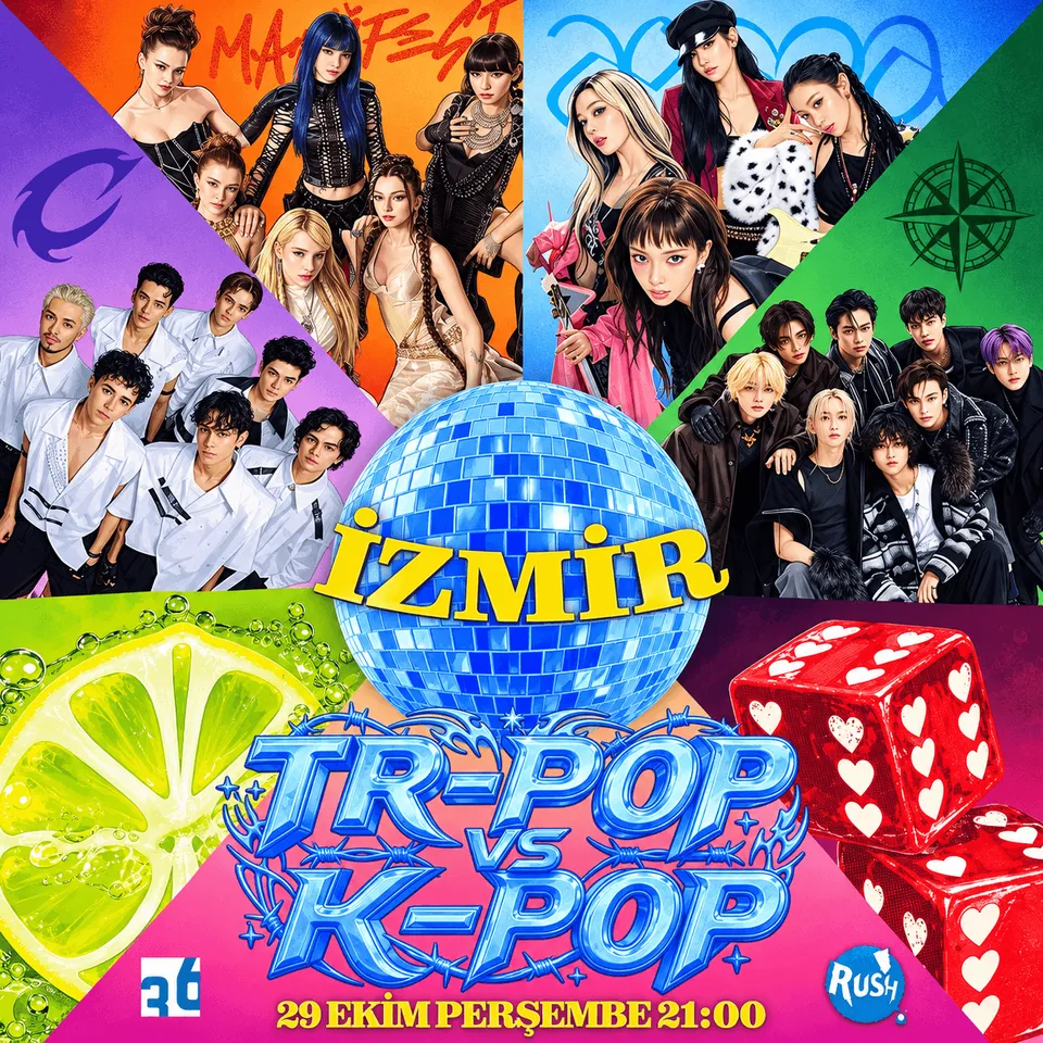 K POP vs TR POP İZMİR PARTY card