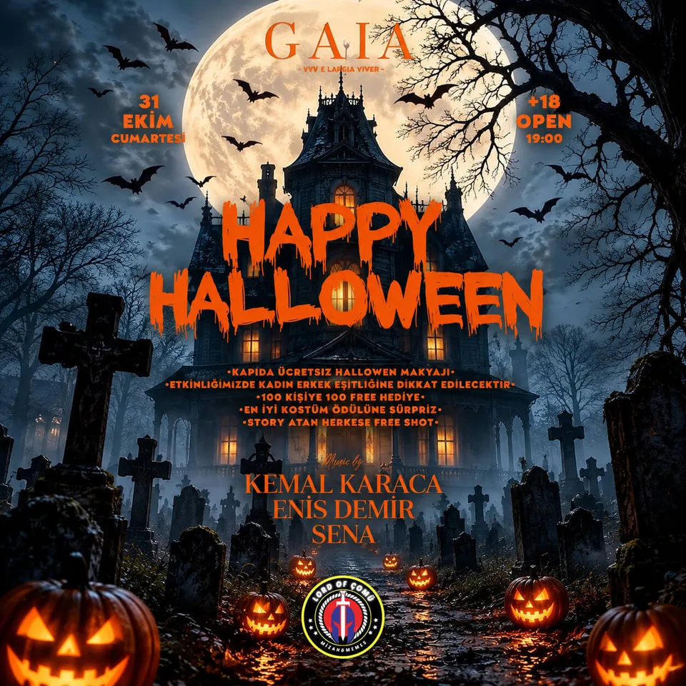 Çanakkale Halloween Night card