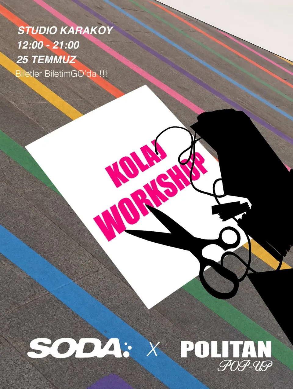 KOLAJ ATÖLYESİ - POLİTAN POP UP card