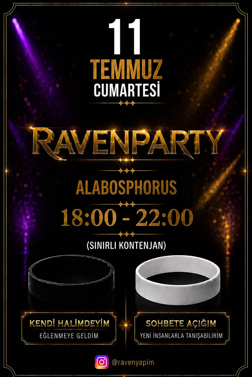RAVEN PARTY card