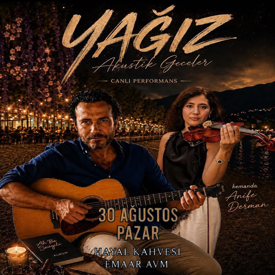 YAĞIZ BAĞCIGİL KONSERİ 30 AĞUSTOS card