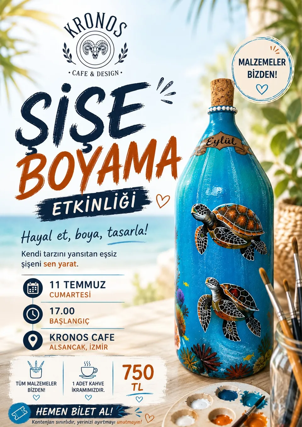 ŞİŞE BOYAMA WORKSHOP card