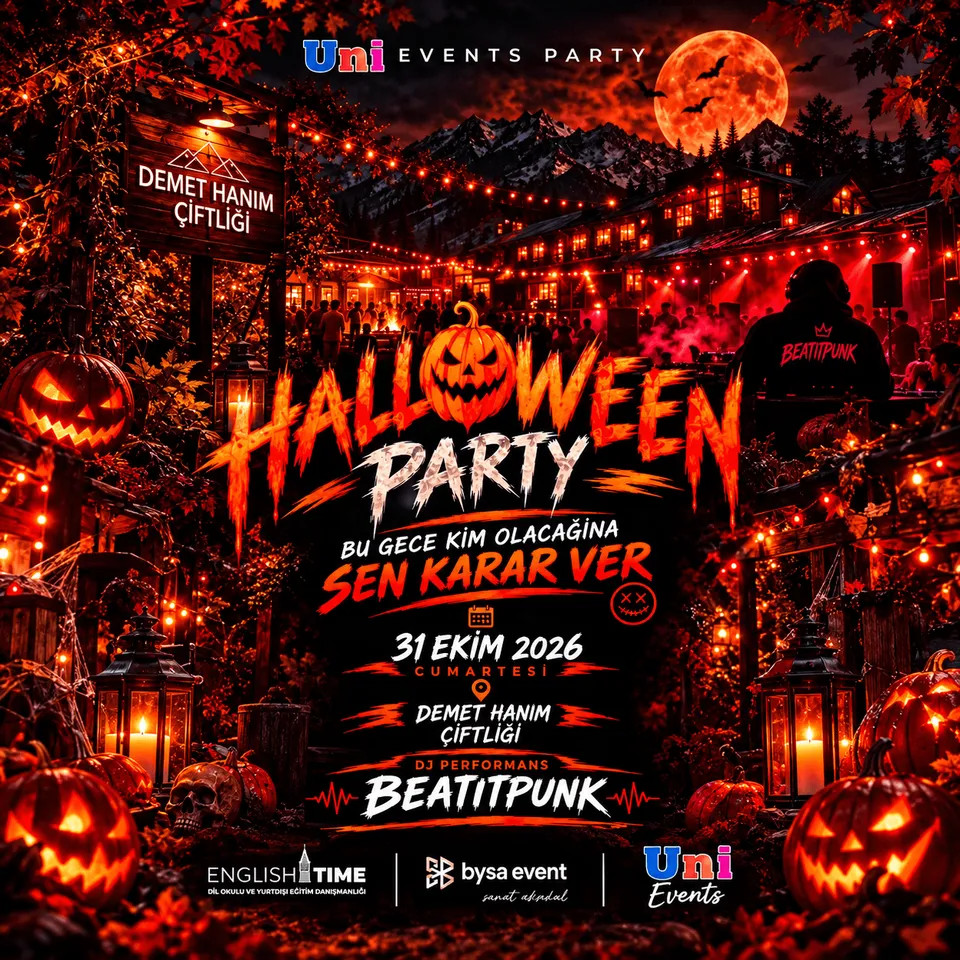 HALLOWEEN PARTİ BEATITPUNK - ERZURUM card