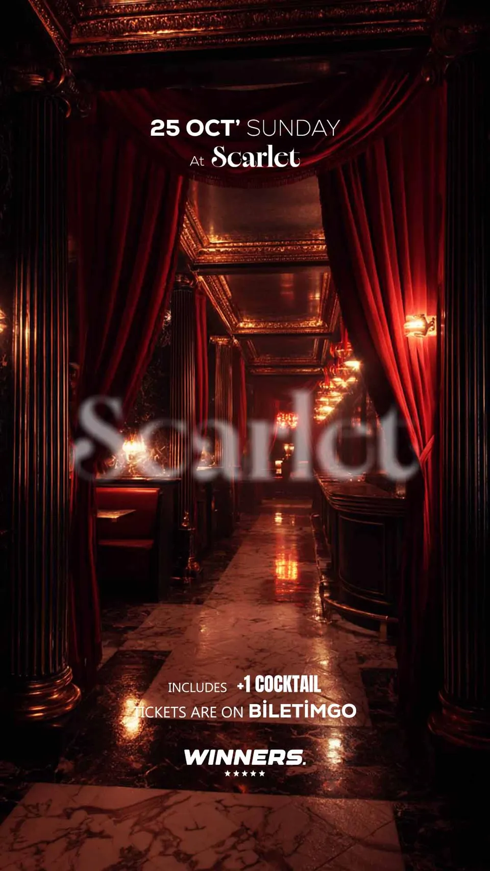 Sunday Party at SCARLET card