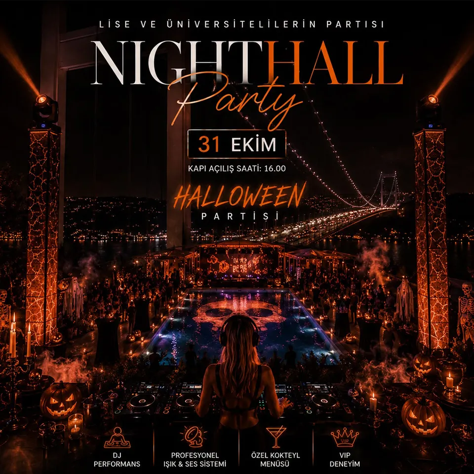 Halloween - NightHallParty card