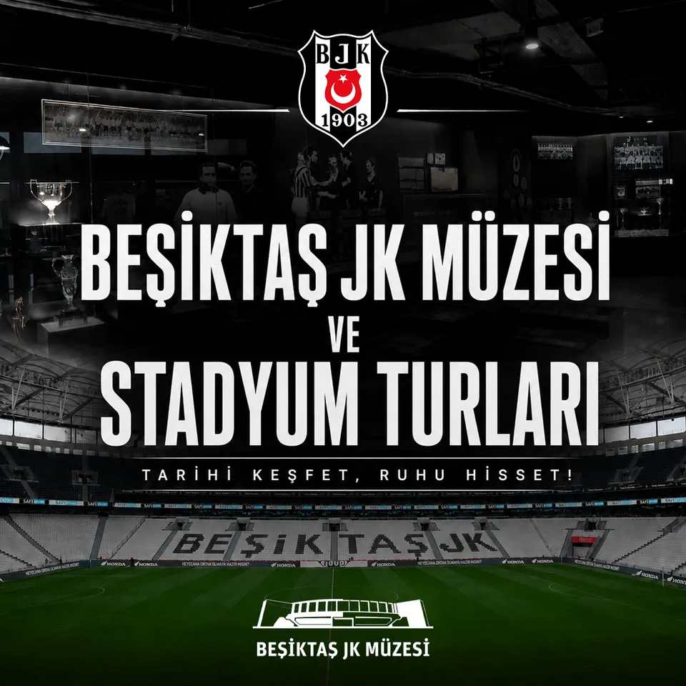 Beşiktaş JK Müzesi ve Stadyum Turları - Mart card