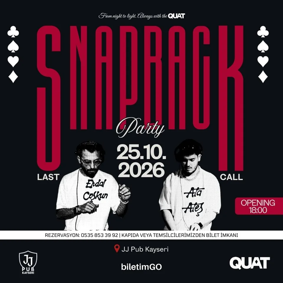 Snapback: Last Call Party card