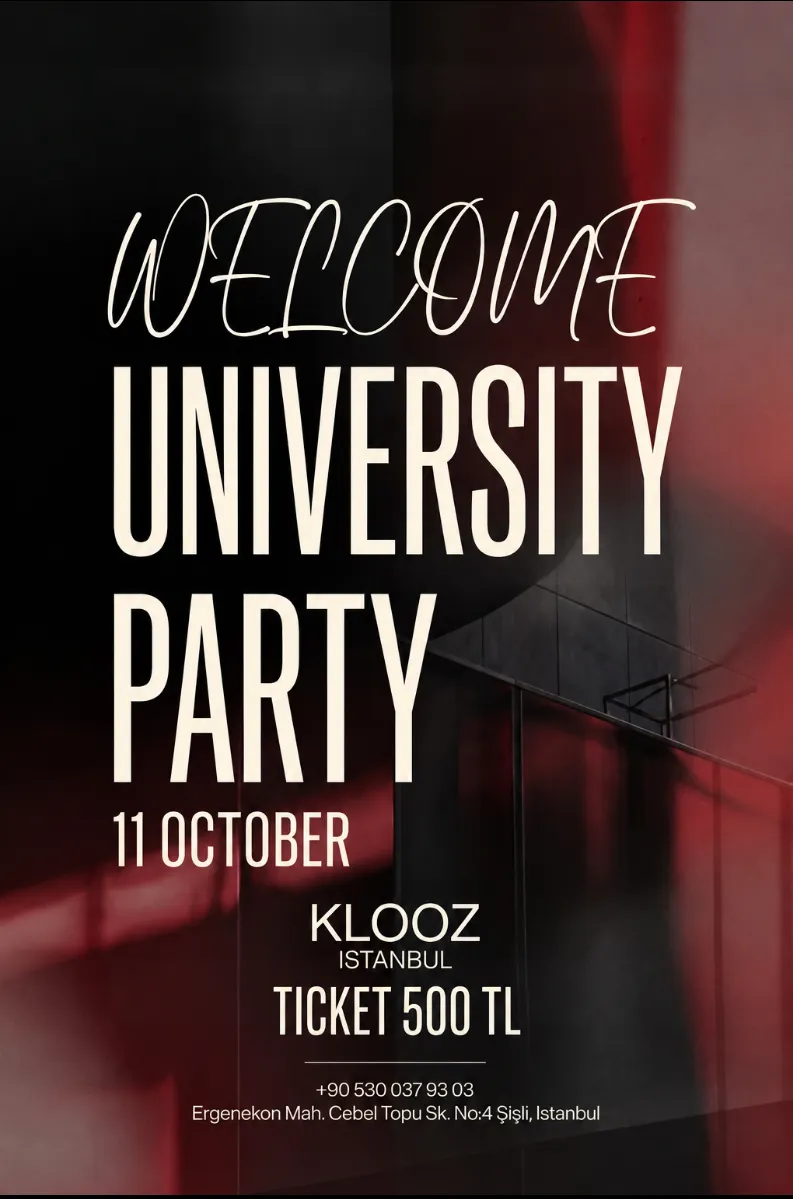 Welcome University Party thumbnail